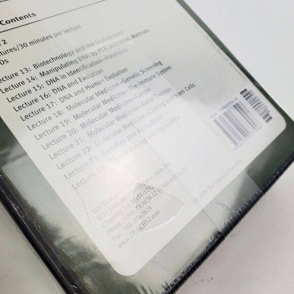 Understanding Genetics DNA Genes Applications Great Courses DVD Guidebook Sealed - Picture 4 of 7